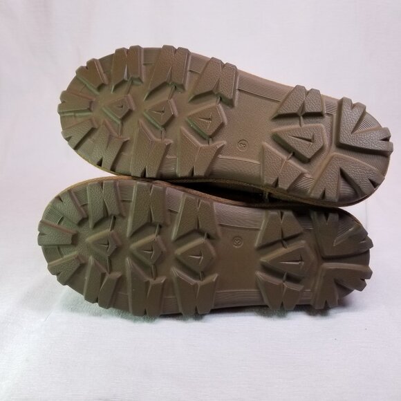 Kids Booties Shoeties Vegan Sherpa Lined Size 3 - Picture 7 of 9